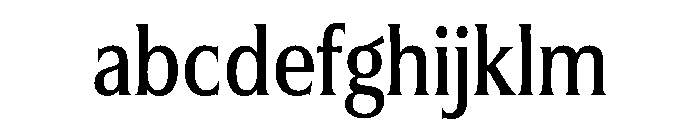 Silverado CondensedMedium FONT