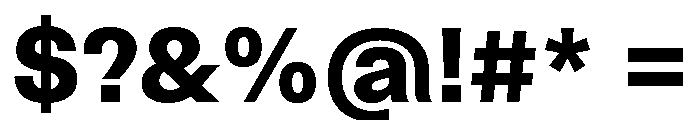 Similar Black Font OTHER CHARS