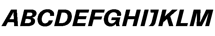 Similar BlackItalic Font UPPERCASE