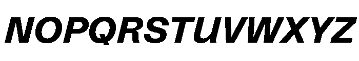 Similar BlackItalic Font UPPERCASE