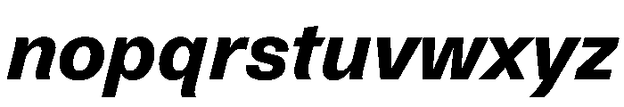 Similar BlackItalic Font LOWERCASE