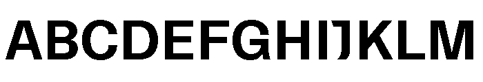Similar Bold Font UPPERCASE