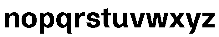 Similar Bold Font LOWERCASE