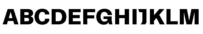 Similar Heavy Font UPPERCASE