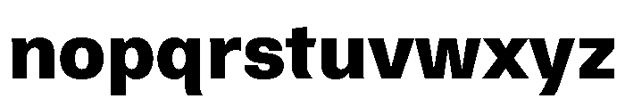 Similar Heavy Font LOWERCASE