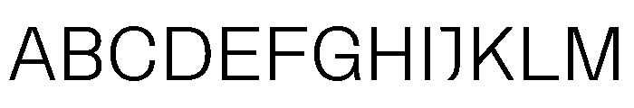 Similar Light Font UPPERCASE