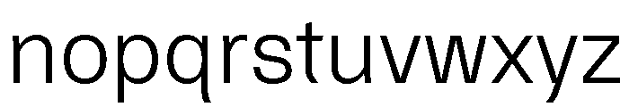 Similar Light Font LOWERCASE