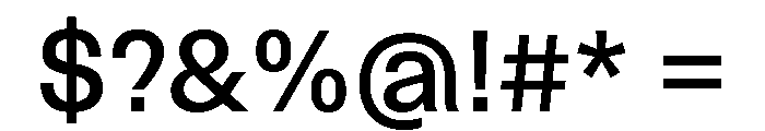 Similar Medium Font OTHER CHARS