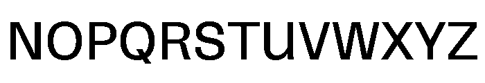 Similar Medium Font UPPERCASE