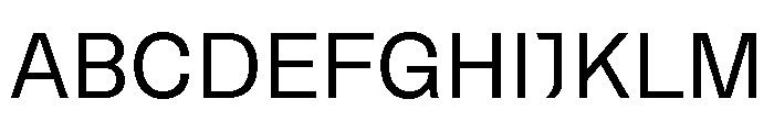 Similar Regular Font UPPERCASE