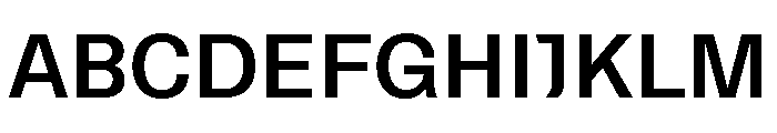Similar SemiBold Font UPPERCASE