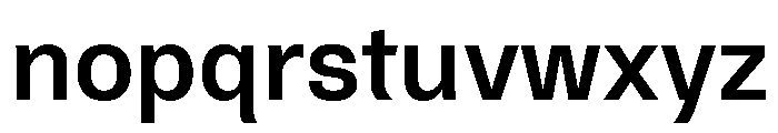 Similar SemiBold Font LOWERCASE