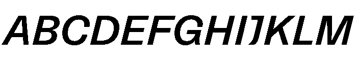 Similar SemiboldItalic Font UPPERCASE