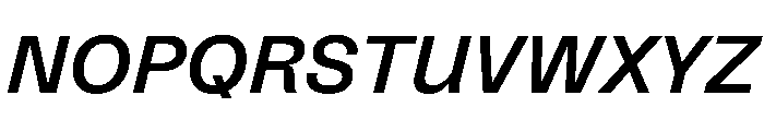 Similar SemiboldItalic Font UPPERCASE