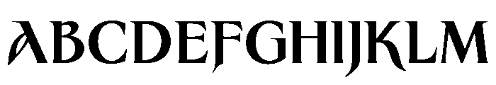 Sinistre Bold Font UPPERCASE