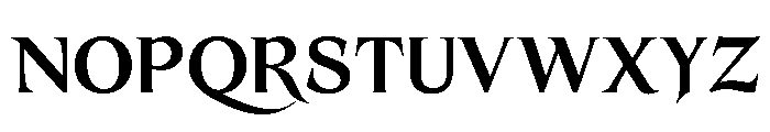Sinistre Bold Font UPPERCASE