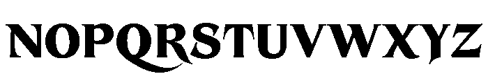 Sinistre Dark Font UPPERCASE