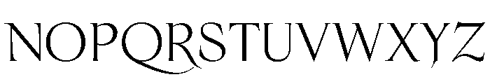 Sinistre Regular Font UPPERCASE