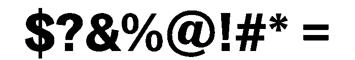 SitaSans Web Black Font OTHER CHARS