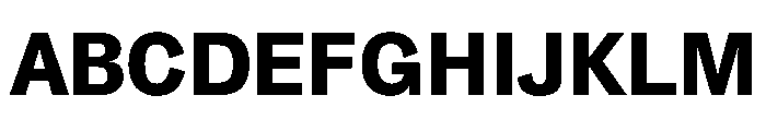 SitaSans Web Black Font UPPERCASE