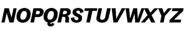 SitaSans Web BlackItalic Font UPPERCASE