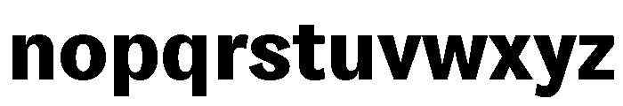 SitaSans Web Black Font LOWERCASE