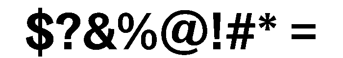 SitaSans Web Bold Font OTHER CHARS