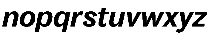 SitaSans Web BoldItalic Font LOWERCASE