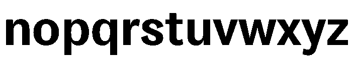 SitaSans Web Bold Font LOWERCASE