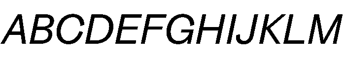 SitaSans Web Italic Font UPPERCASE