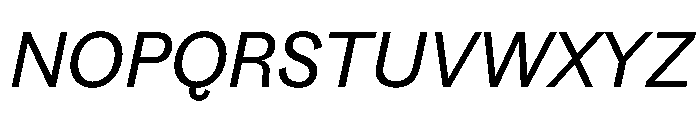 SitaSans Web Italic Font UPPERCASE