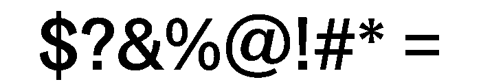 SitaSans Web Medium Font OTHER CHARS