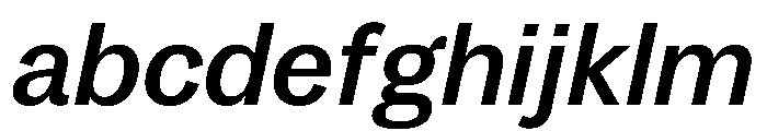 SitaSans Web MediumItalic FONT