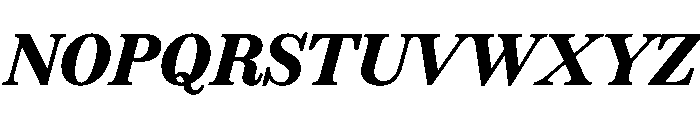 SitaSerif Web BlackItalic Font UPPERCASE
