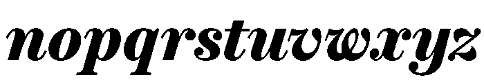 SitaSerif Web BlackItalic Font LOWERCASE