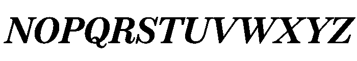 SitaSerif Web BoldItalic Font UPPERCASE