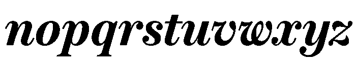 SitaSerif Web BoldItalic Font LOWERCASE