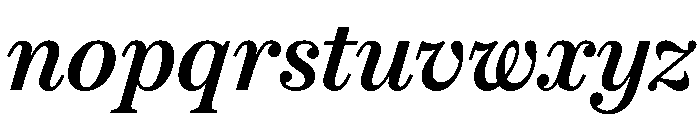 SitaSerif Web MediumItalic Font LOWERCASE