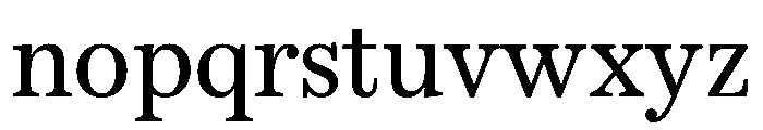 SitaSerif Web Regular Font LOWERCASE