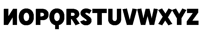 Sixten Black Instance Font UPPERCASE