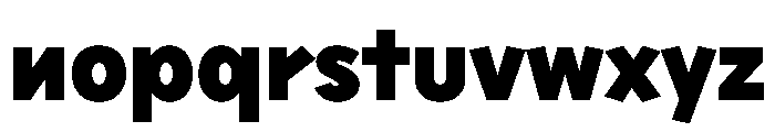 Sixten Black Instance Font LOWERCASE