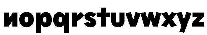 Sixten Black Font LOWERCASE