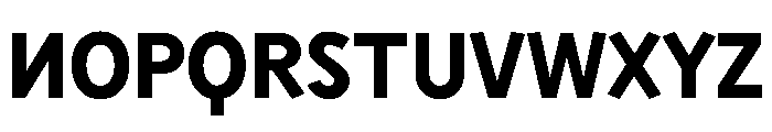 Sixten Bold Instance Font UPPERCASE