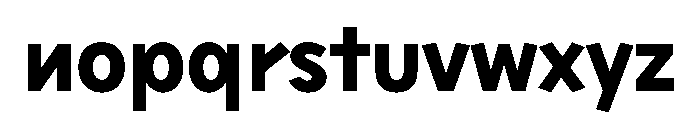 Sixten Bold Instance Font LOWERCASE
