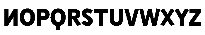 Sixten Extrabold Instance Font UPPERCASE