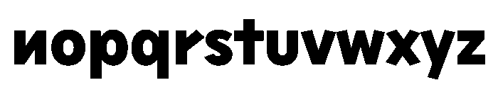 Sixten Extrabold Instance Font LOWERCASE