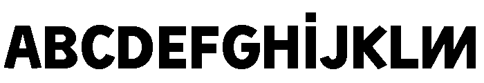 Sixten Extrabold Font UPPERCASE