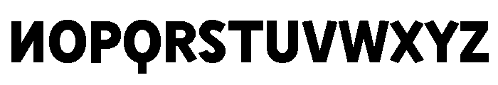 Sixten Extrabold Font UPPERCASE