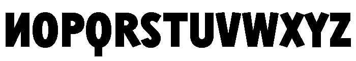 Sixten Narrow Black Font UPPERCASE