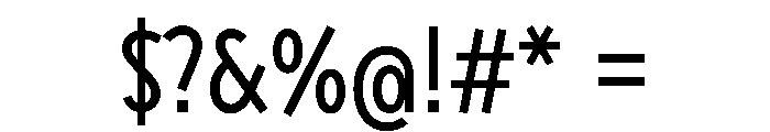 Sixten Narrow Instance Font OTHER CHARS